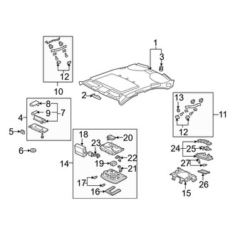 Acura OE - Roof - Interior Trim