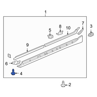 Acura OE - Rocker Panel Molding Clip