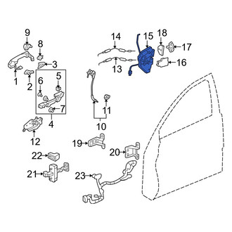 Acura OE - Front Left Door Lock Actuator Motor