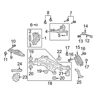Acura OE - Rear Suspension - Suspension Components