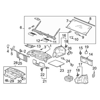 Acura OE - Rear Body & Floor - Interior Trim