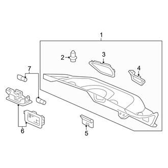 Acura OE - Trunk Lid - Interior Trim
