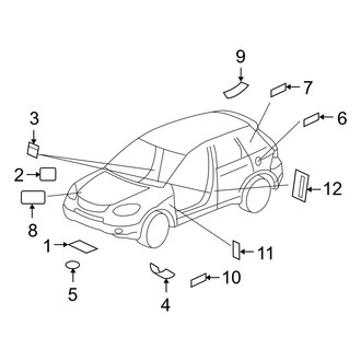 Acura OE - Information Labels - Labels