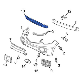 Acura OE - Front Bumper Impact Absorber