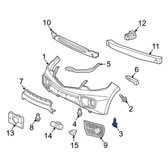 Acura OE - Front Bumper Cover Screw