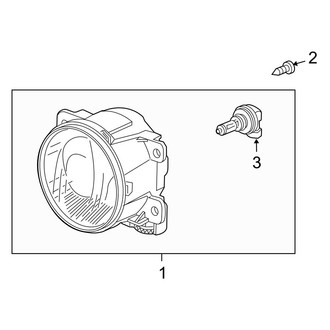 Acura OE - Front Lamps - Fog Lamps