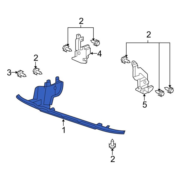 Radiator Support Splash Shield