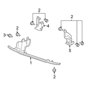 Acura OE - Radiator Support - Splash Shields
