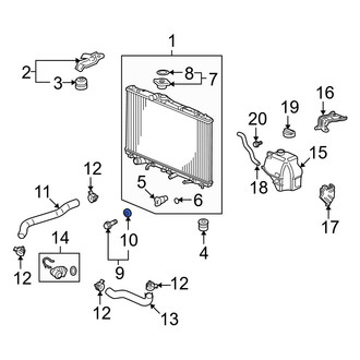 Acura OE - Engine Coolant Temperature Sensor O-Ring