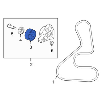 Acura OE - Accessory Drive Belt Tensioner Pulley