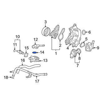 Acura OE - Upper Engine Coolant Outlet O-Ring