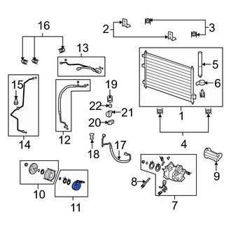 Acura OE - A/C Compressor Clutch Coil