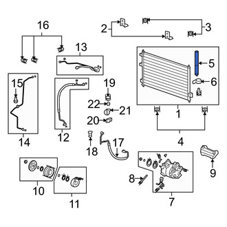 Acura OE - A/C Receiver Drier
