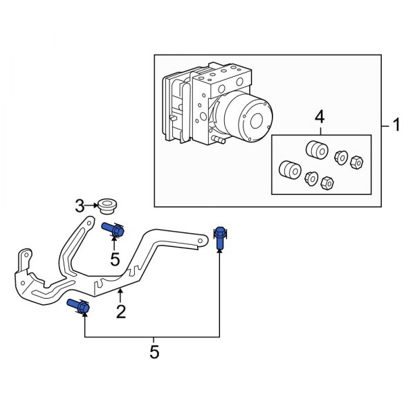 ABS Modulator Bolt