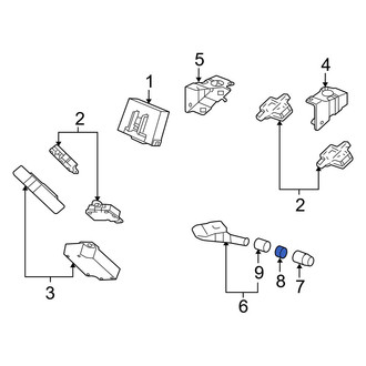 Acura OE - Tire Pressure Monitoring System (TPMS) Sensor Grommet