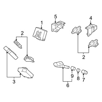 Acura OE - Electrical - Tire Pressure Monitor Components