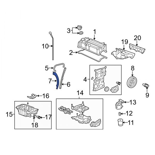 Engine Timing Chain Tensioner