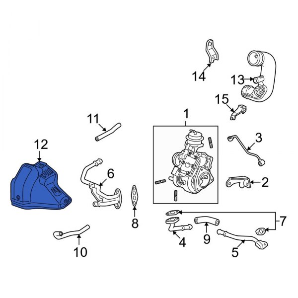 Turbocharger Oil Line Bracket