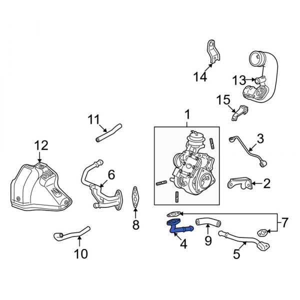 Turbocharger Oil Line