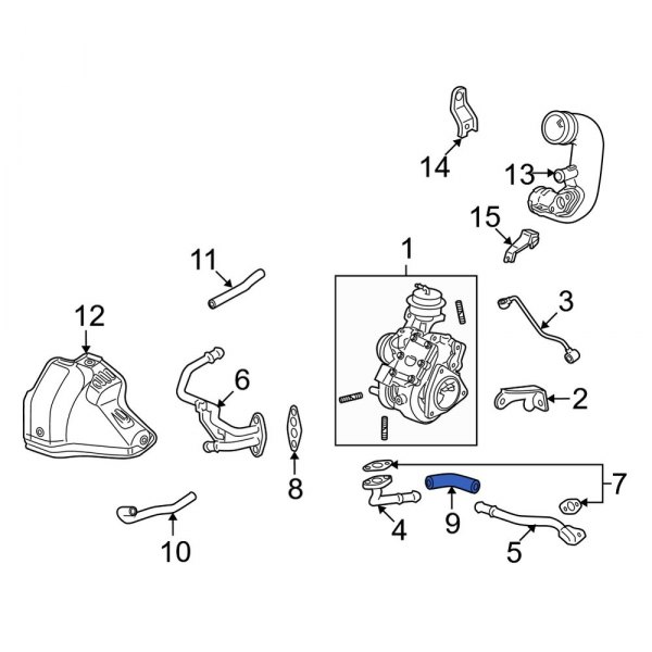 Turbocharger Oil Line