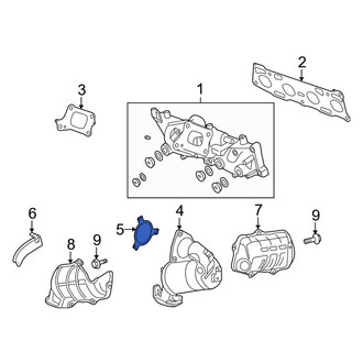 Acura OE - Center Catalytic Converter Gasket