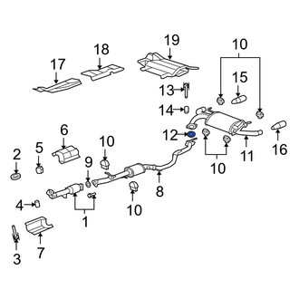 Acura OE - Exhaust Muffler Gasket