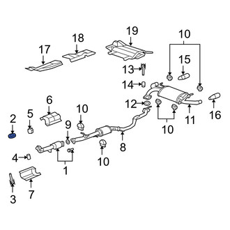 Acura OE - Center Catalytic Converter Gasket