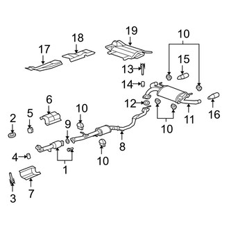 Acura OE - Exhaust System - Exhaust Components
