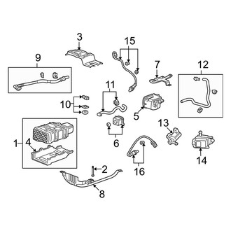 Acura OE - Emission System - Emission Components
