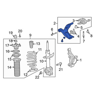 Acura OE - Rear Suspension Track Bar