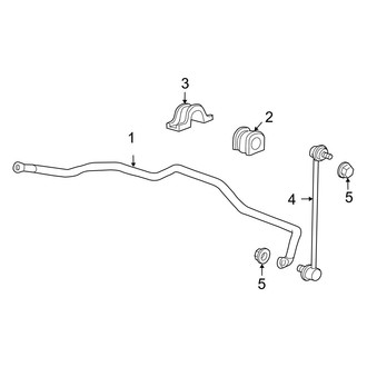 Acura OE - Front Suspension - Stabilizer Bar & Components