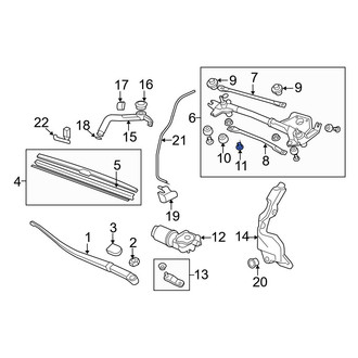 Acura OE - Wiper Arm Cap