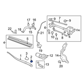 Acura OE - Wiper Arm Nut