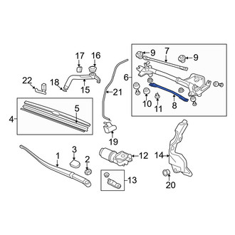 Acura OE - Wiper Linkage