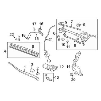 Acura OE - Windshield - Wiper & Washer Components