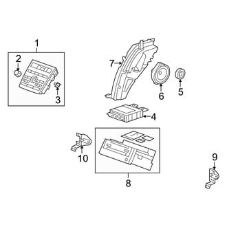 Acura OE - Instrument Panel - Sound System (W/O Navigation System)