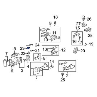 Acura OE - Front 12 Volt Accessory Power Outlet