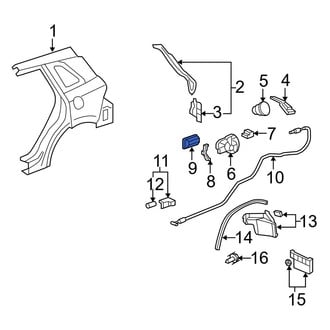 Acura OE - Rear Right Quarter Panel Vent