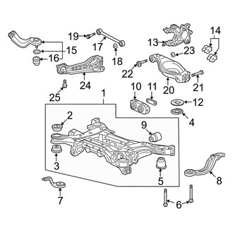 Acura OE - Rear Suspension - Suspension Components