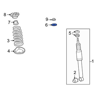 Acura OE - Suspension Shock Absorber Mount Washer
