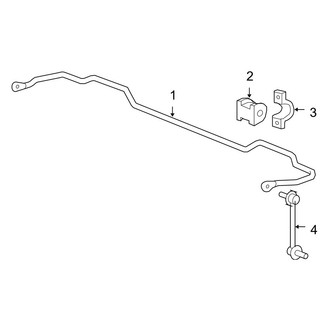 Acura OE - Rear Suspension - Stabilizer Bar & Components