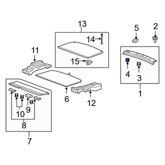 Acura OE - Roof Opening Trim Clip