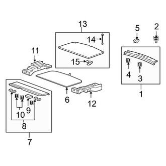Acura OE - Rear Body & Floor - Interior Trim