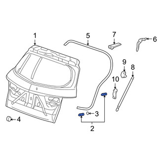 Acura OE - Rear Liftgate Stop Bumper