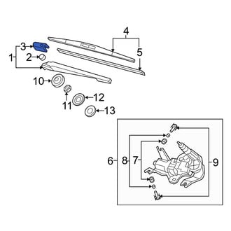 Acura OE - Wiper Arm Cap
