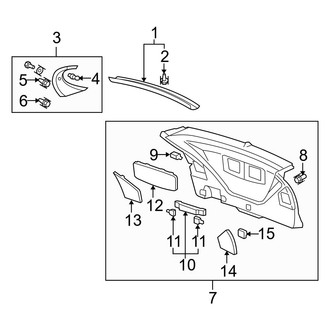 Acura OE - Lift Gate - Interior Trim