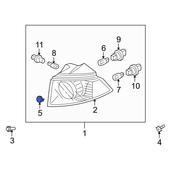 Tail Light Assembly Cap