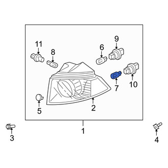 Acura OE - Rear Tail Light Bulb