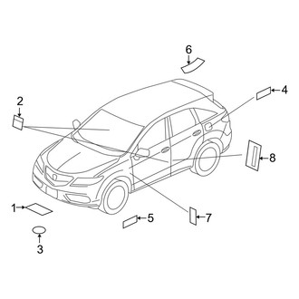 Acura OE - Information Labels - Labels