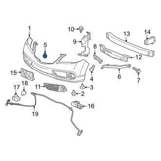 Acura OE - Fender Liner Retainer